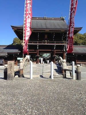 真清田神社／神橋と楼門