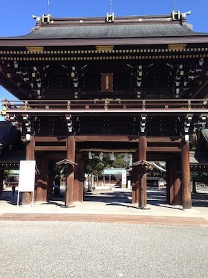 真清田神社／楼門